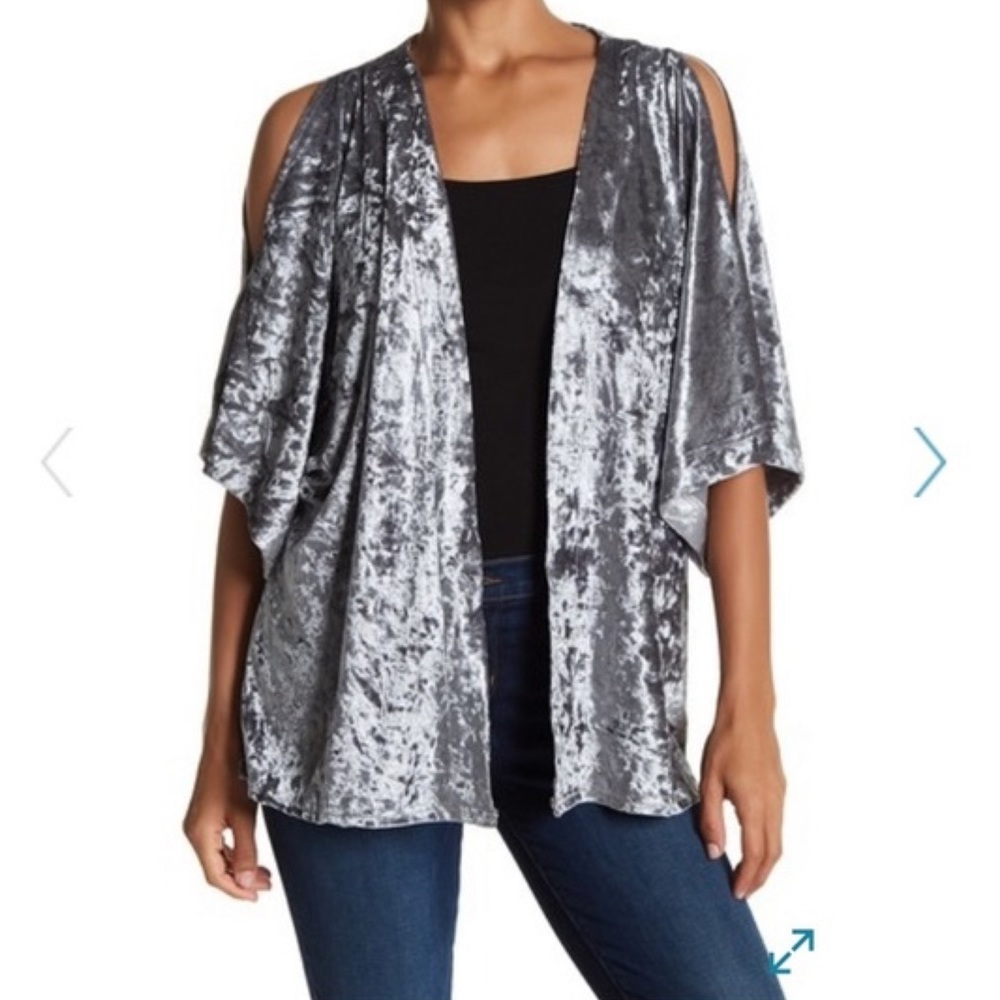 Steve Madden Kimono | Velvet | Open Shoulder